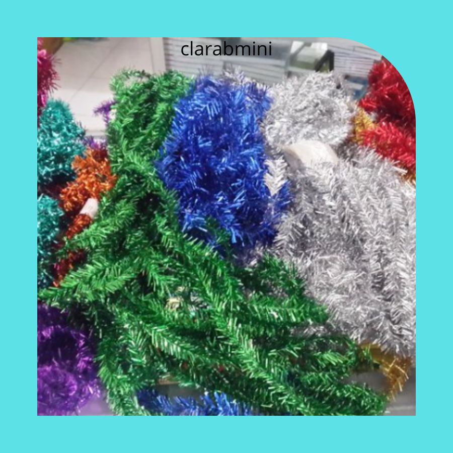 SLINGER NATAL (PER HELAI) HIASAN POHON NATAL SLINGER POHON NATAL MURAH CHRISTMAS Slinger / Tinsel / 