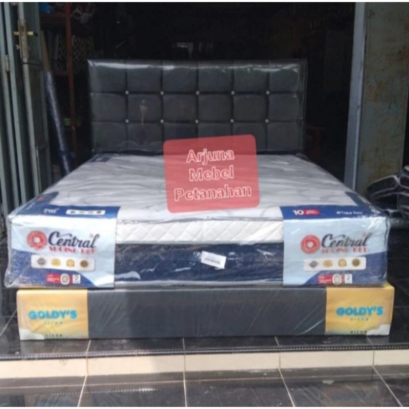 central springbed deluxe plus 200x180+ divan.