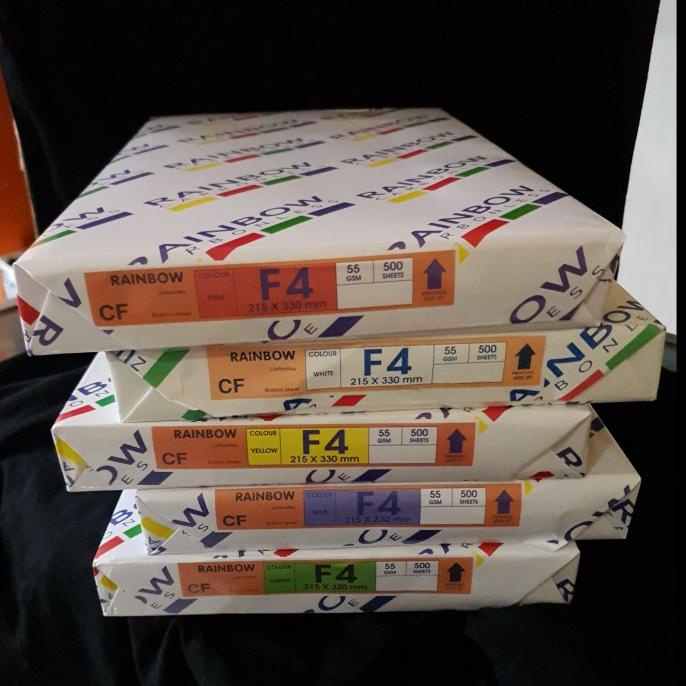 

JUAL Kertas NCR Folio RAINBOW Bottom All Warna