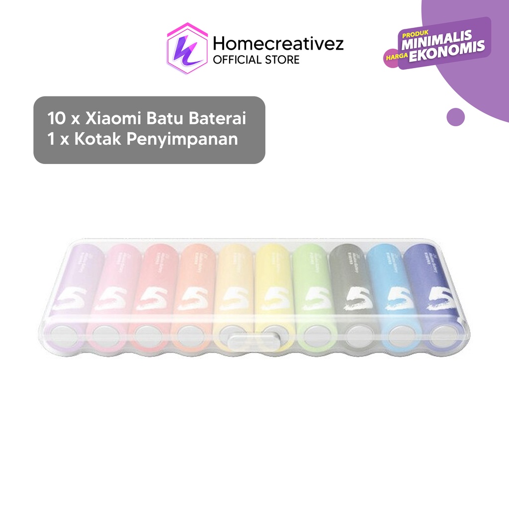 Original Xiaomi Batu Baterai Alkaline AA/AAA Non Rechargeable Battery 10 PCS - Zi5