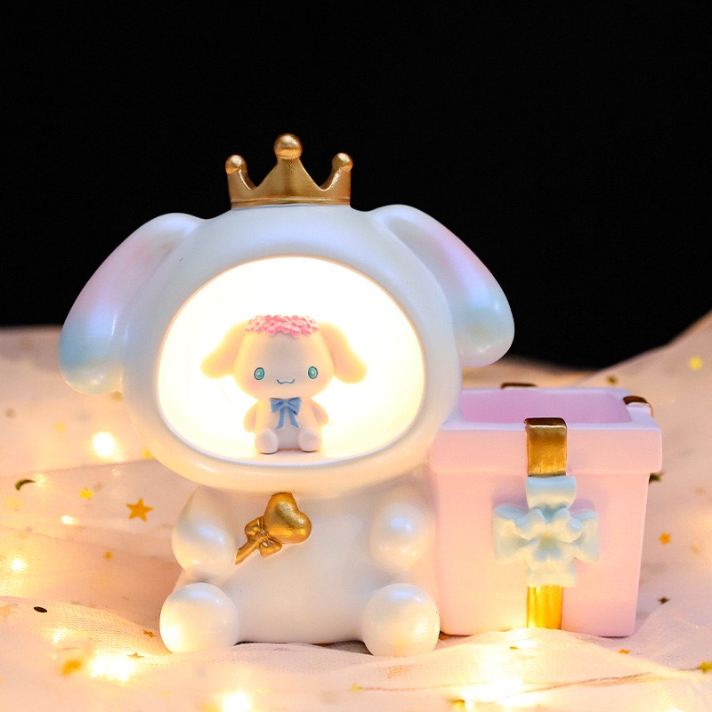 Lampu hias tempat pen sanrio Cinamoroll Melody Kuromi Stella LB032 LB033 LB034 LB035 dekorasi rumah souvenir