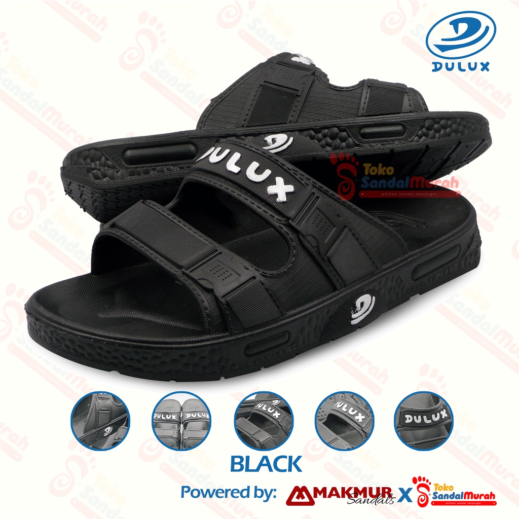 Toko Sendal Murah - Sandal Slip On Casual Pria UK 38 - 43 Warna Hitam Fashion / Sandal Kokop Pria Kekinian / Sandal Slop Model Terbaru / Sandal Pria Wisata [Toko Sendal Murah  M 14 CQ 026]