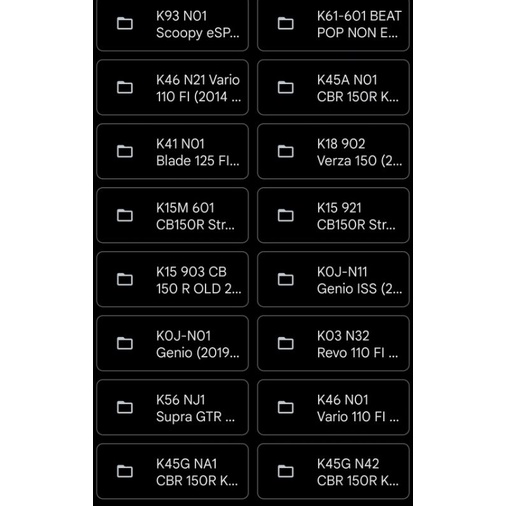 file ecu honda keihin shindengen bin dan xdf remap dan standar satuan sesuai type motor scoopy 2025 
