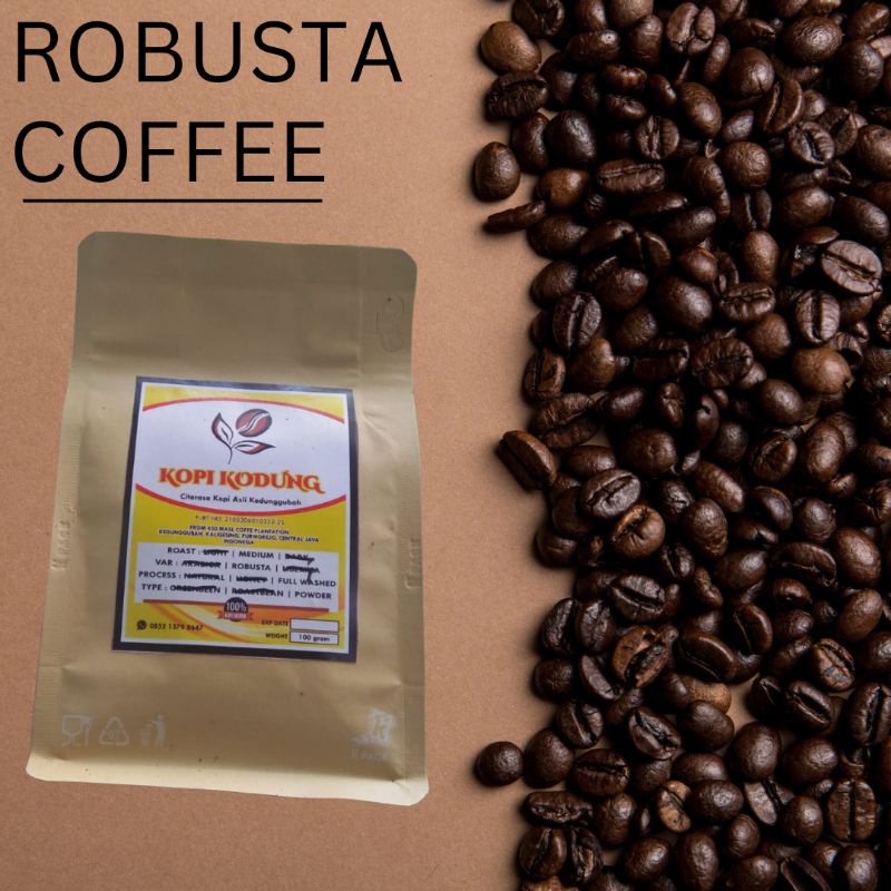 

Kopi bubuk robusta Menoreh 100g