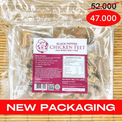 Dimsum Kaki / Ceker Ayam Lada Hitam SKS Frozen - isi 10pcs