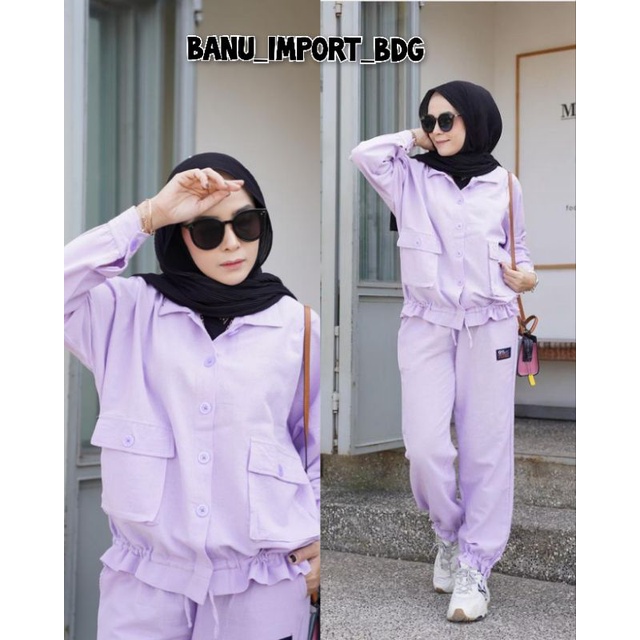 SET KULOT/JOGGER JACKET BY GYL