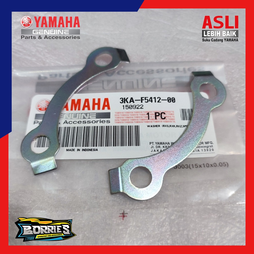 WASHER KLEM PENGUNCI BAUT DISC CAKRAM RX KING,RXZ,RXS,RX SPESIAL ASLI ORI ORIGINAL YAMAHA YGP 3KA-F5