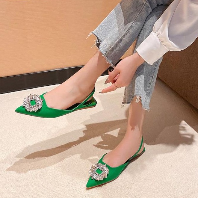 Sandal Flat Wanita 010340 Sandal Import Flat CDiamond