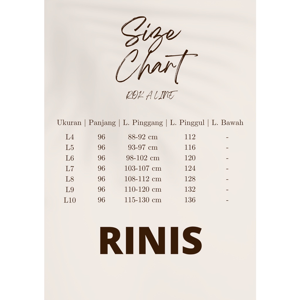 RINIS - [BIG SIZE] Rok Kerja A Line Maxi Size S - L10 Premium Quality