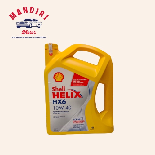 Oli Mesin Shell Helix HX6 10W-40 ORIGINAL