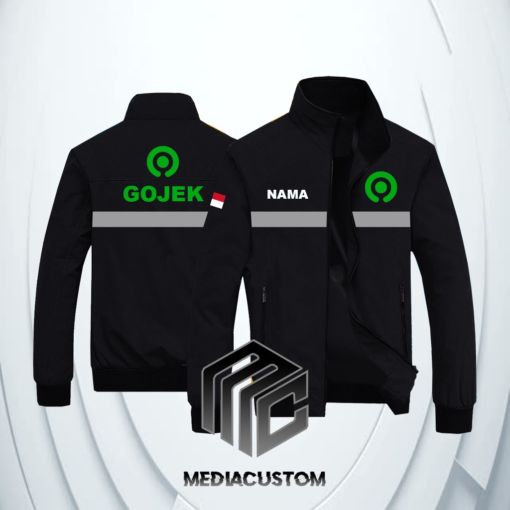 JAKET GOJEK | JAKET BOMBER GOJEK | GRAB | GOJEK | JAKET CUSTOM