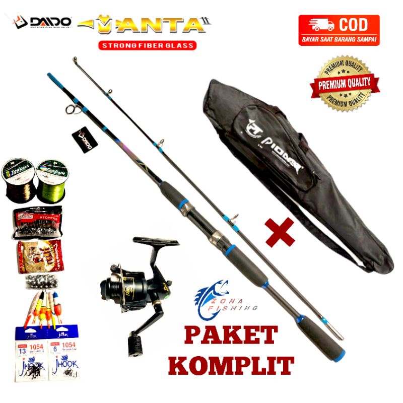 Set Pancing Daido Japan Style / Full Eva 16kg Komplit Joran Reel Tas