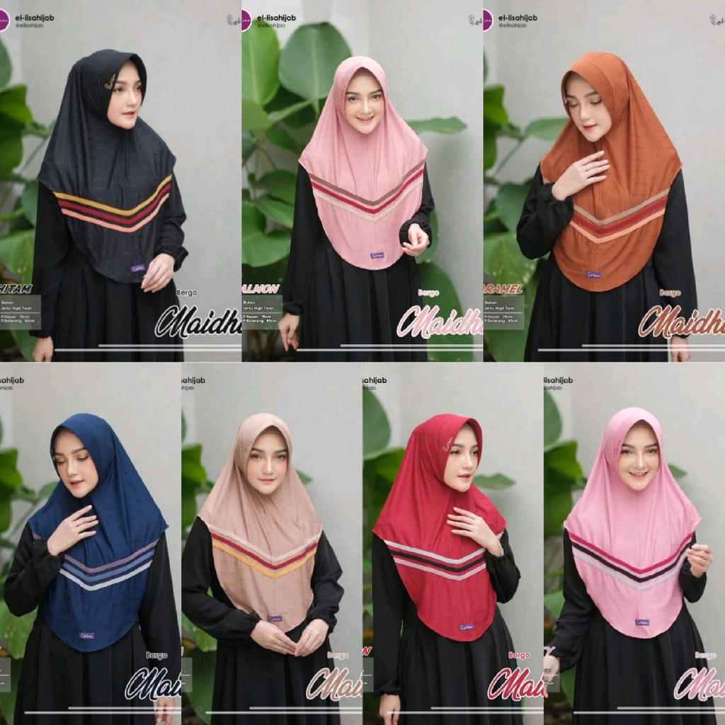 Hijab Ellisa Bergo Maidha By Ellisa