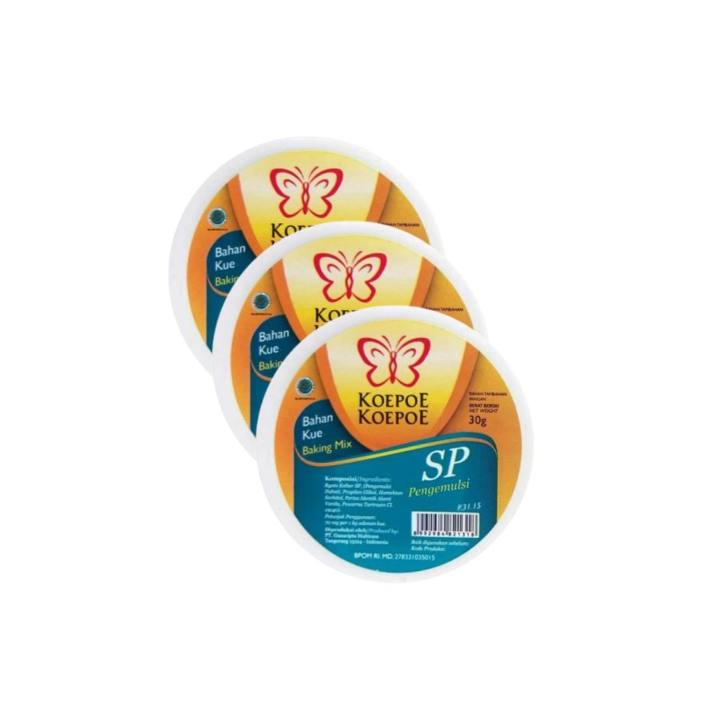 

Koepoe Koepoe Baking Mix S P Pengemulsi 3 x 30 gr