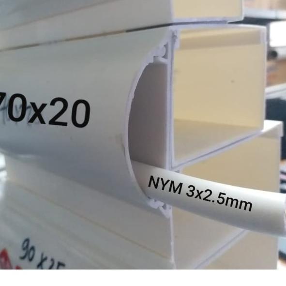 kabel duct oval / trunking oval 70x20