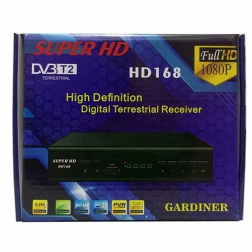 SuperHD 168 Set Top TV Box DVBT2 Super HD168 Digital DVB T2 Antena UHF PnP