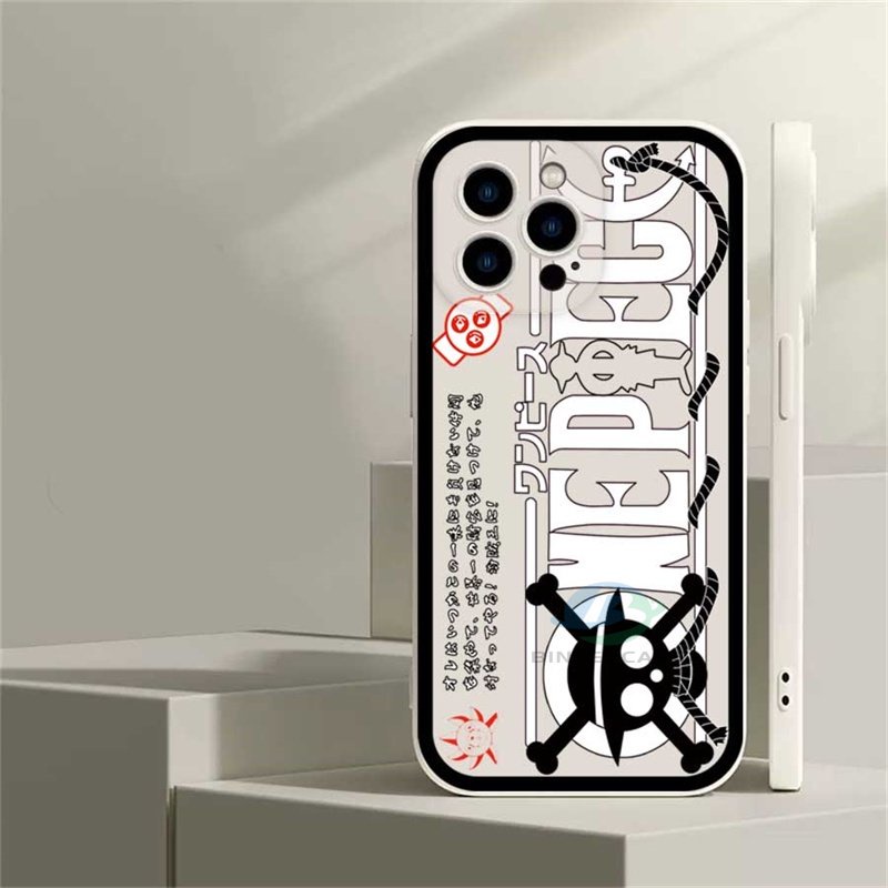 Soft Case Silikon Motif Logo Bajak Laut Untuk IPhone 13 Pro Max 11 12 6 6S 7 8 Plus X XR Xs Max