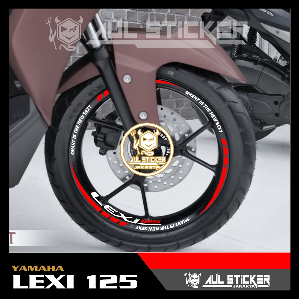 Sticker velg Yamaha LEXI 125 DEPAN BELAKANG