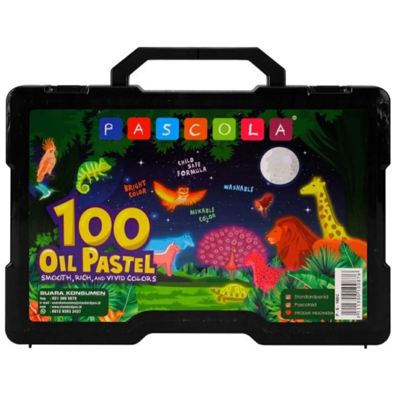 

Crayon Pascola 100 Warna / Oil Pastel Pascola