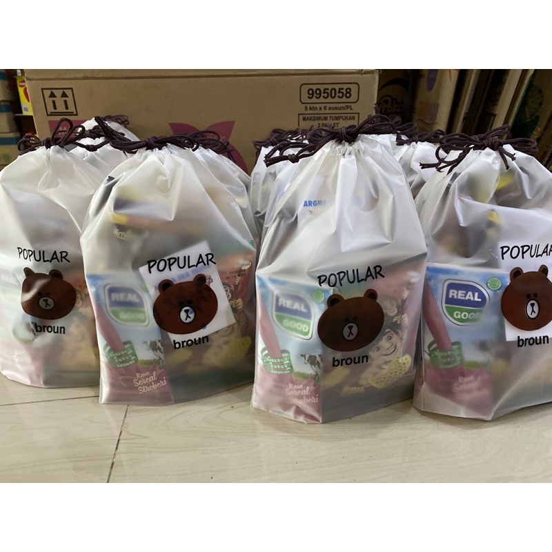 PAKET SNACK ULTAH ANAK MURAH + POUCH