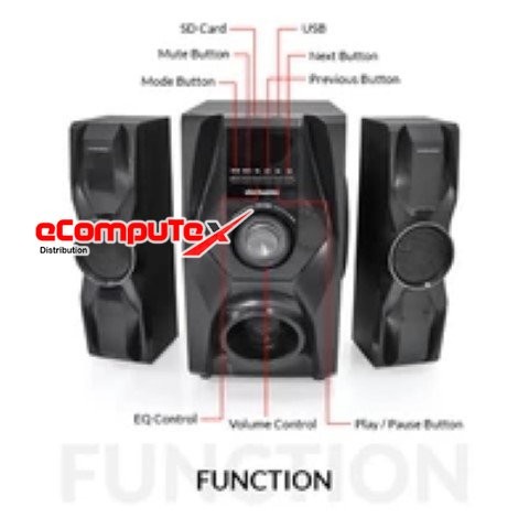 SPEAKER SIMBADDA CST 8000N+ 8000 N+ REMOT BLUETOOTH USB FM RADIO RESMI