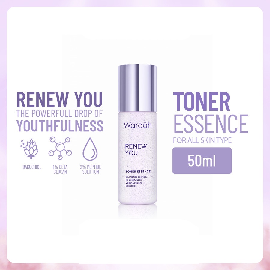 WARDAH RENEW YOU TONNER ESSENCE 50ml-100ml