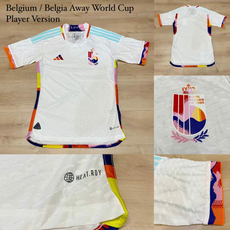 Jersey Belgia Away PLAYER ISSUE Piala Dunia 2022