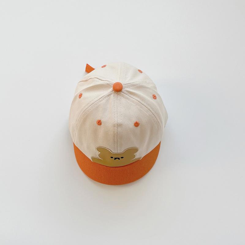 COD - topi baseball anak unisex lucu motif HUG BEAR usia 1-3 tahun / topi anak laki laki dan perempuan ala korea