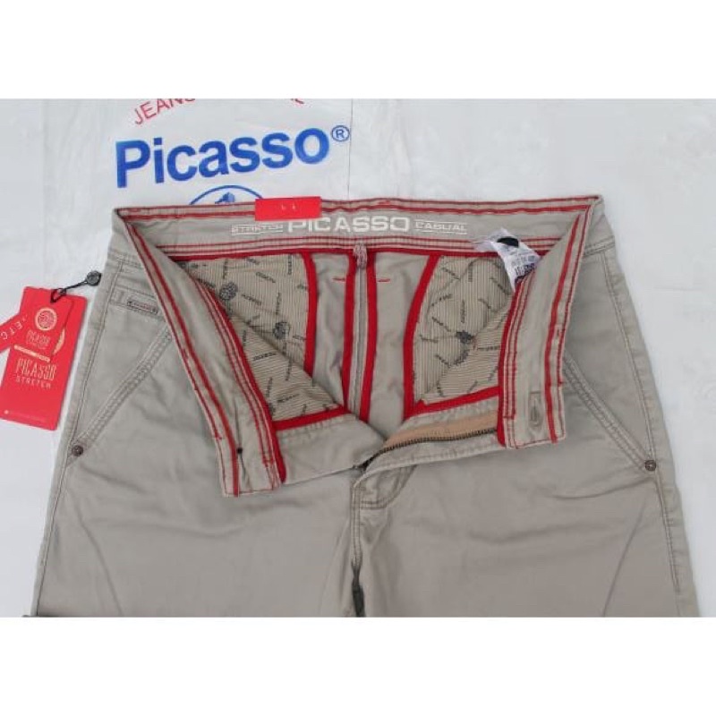 CELANA CHINOS KANVAS PICASSO ORIGINAL CELANA PANJANG PICASSO CHINO CELANA CINOS