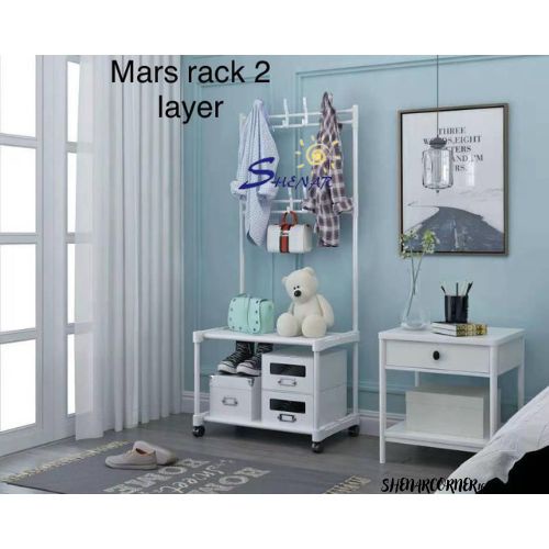 GANTUNGAN Jaket Topi Rak / RAK GANTUNG BAJU / Stand Hanger Rak Sepatu / Rak Jemuran Baju / Rak Sepat