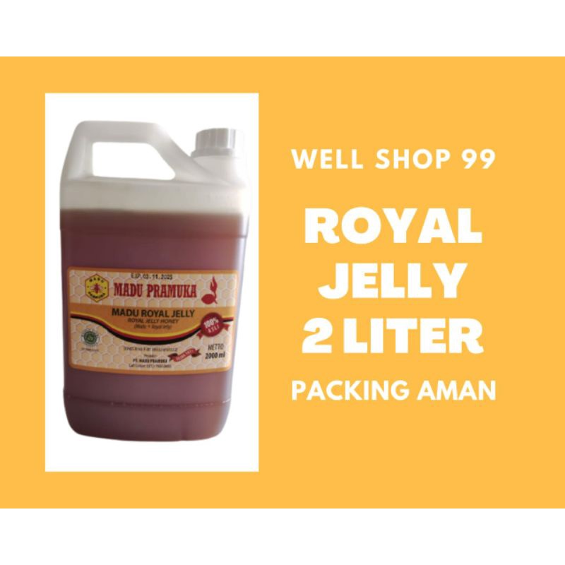 

Madu Pramuka Royal Jelly 2 Liter 2000 ml