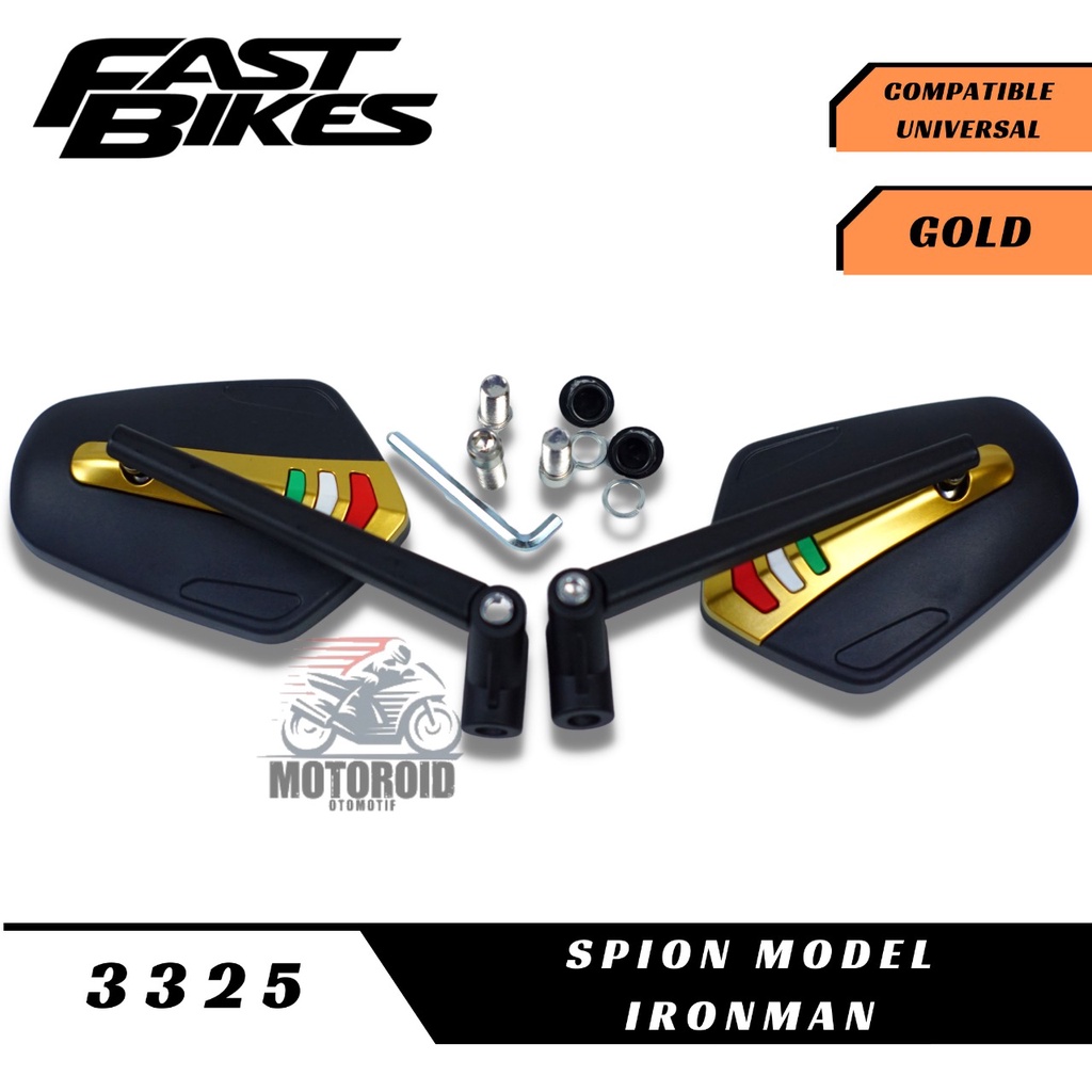 SPION MODEL IRONMAN DAUN ITALIAN DASI VESPA SPION UNIVERSAL