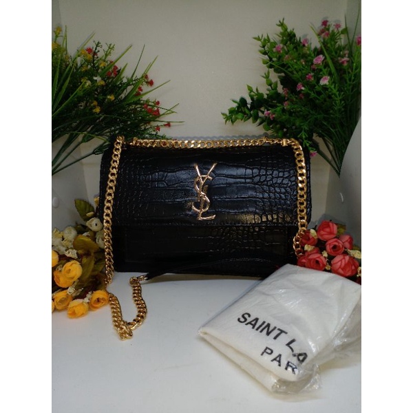 Tas sling ysl croco