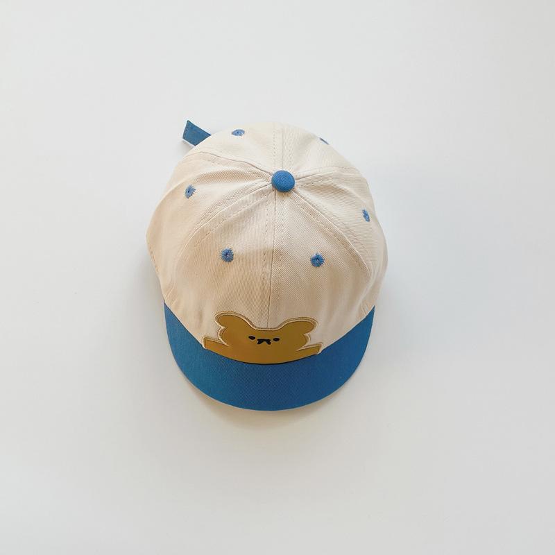 COD - topi baseball anak unisex lucu motif HUG BEAR usia 1-3 tahun / topi anak laki laki dan perempuan ala korea