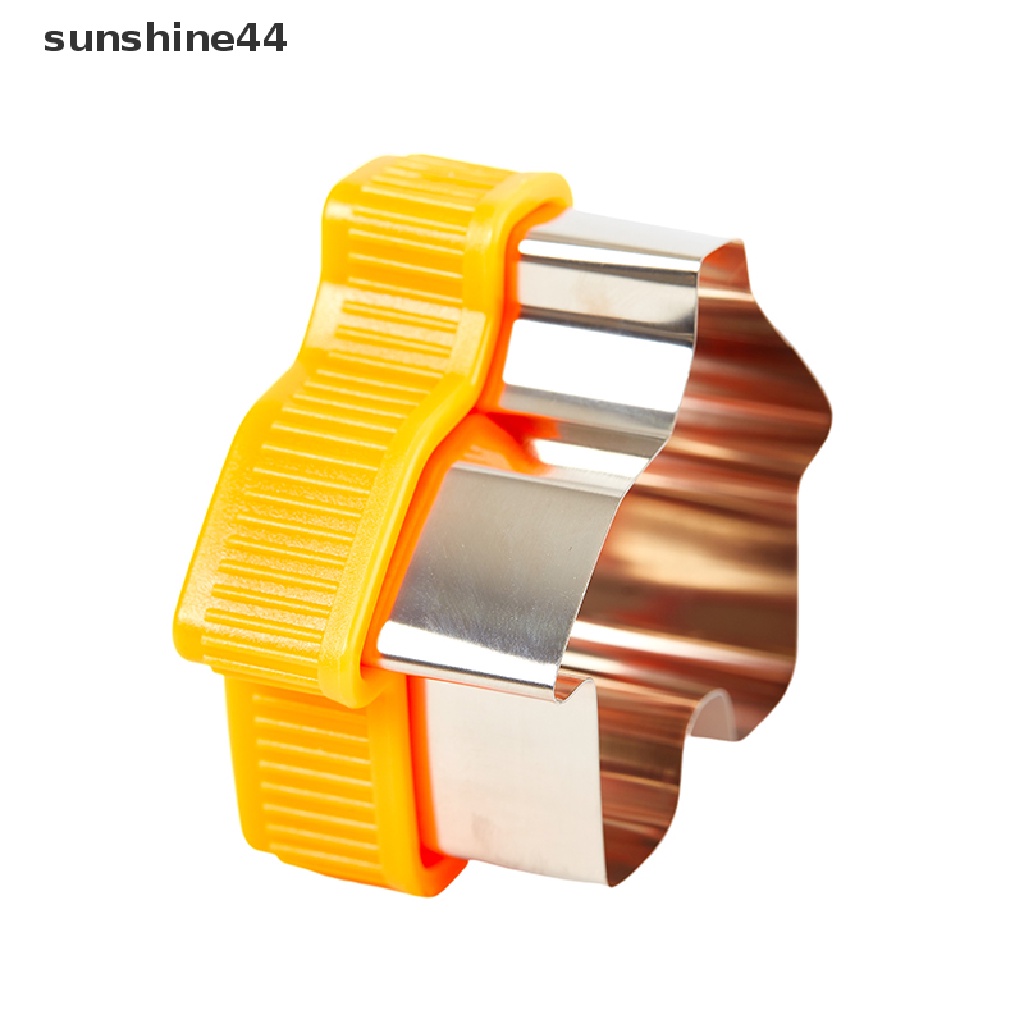 Sunshine Alat Pemotong Sayur / Buah Bahan Stainless Steel Dengan Gagang Plastik