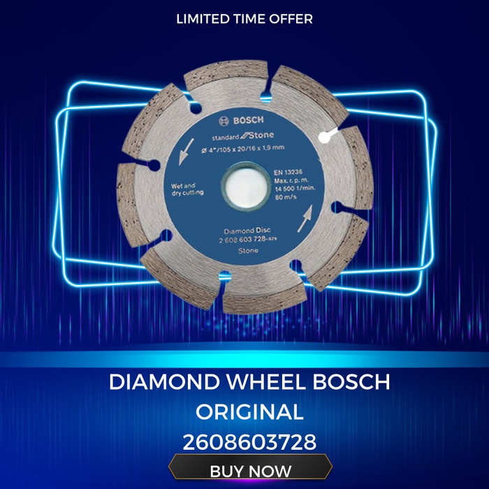 Batu Potong Granit Keramik Diamond Wheel 4&quot; Bosch for Stone (728)