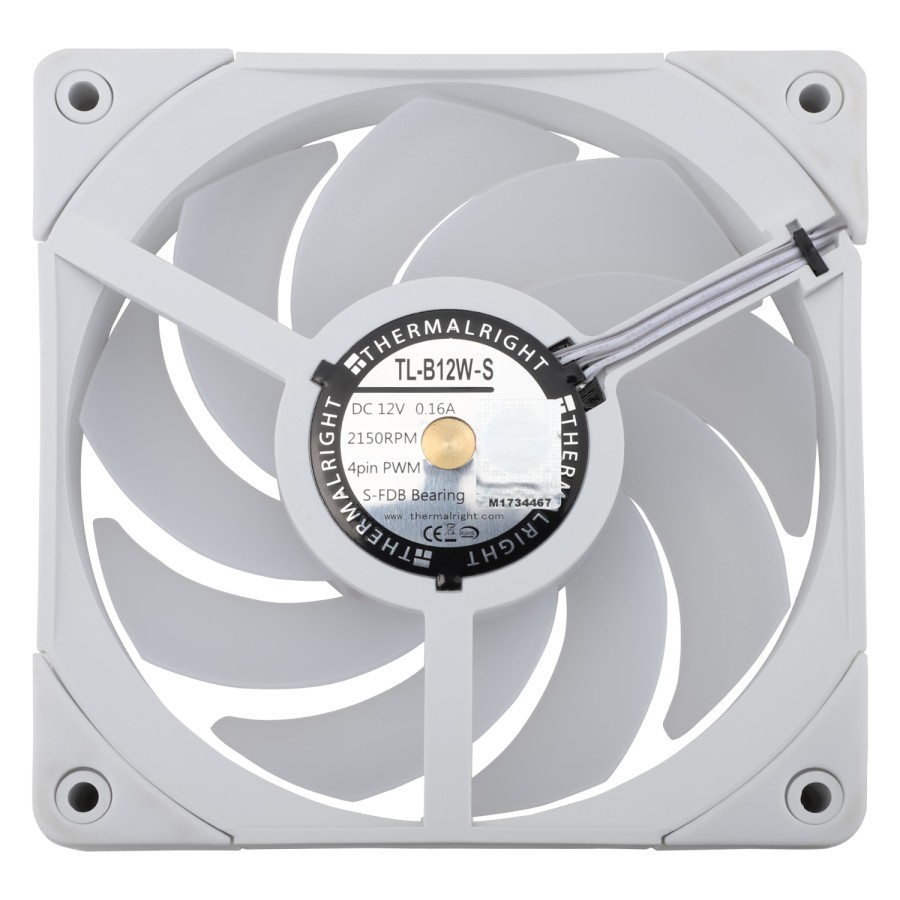 Fan THERMALRIGHT TL-B12WS X3 ARGB WHITE TRIPLE SET 120mm PWM