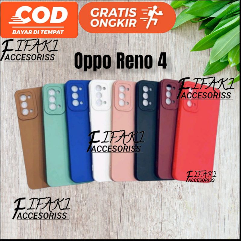 Jual Softcase Macaron Pro Camera Oppo Reno Candy Case Full Color