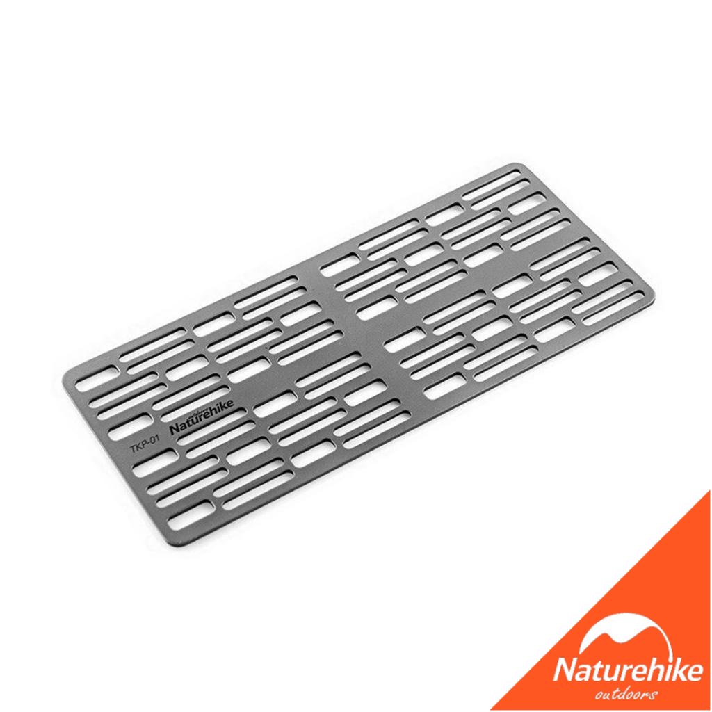 Naturehike NH18K001-P Grill Tray Plate Titanium BBQ Pemanggan Camping Ultralight