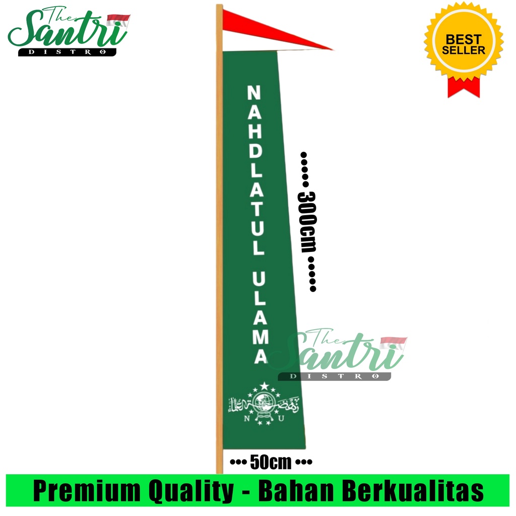 Umbul Umbul Nahdlatul Ulama / Umbul Umbul NU Termurah / Umbul Umbul Nahdhatul Ulama / Bendera NU Pan