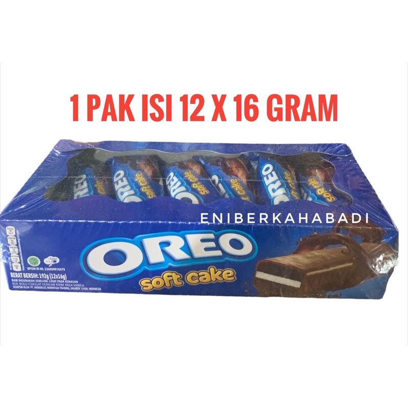 

Oreo Soft Cake 1 Box 12 pcs x 16 gram