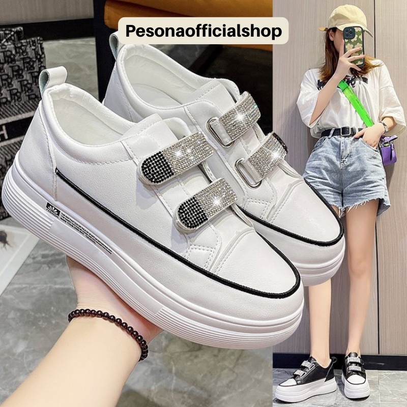 COD POS 1100 Sepatu Sneakers Wanita Sneakers Kekinian Wanita