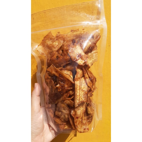 

Keripik pisang pedas manis camilan enak jadul 100 gr