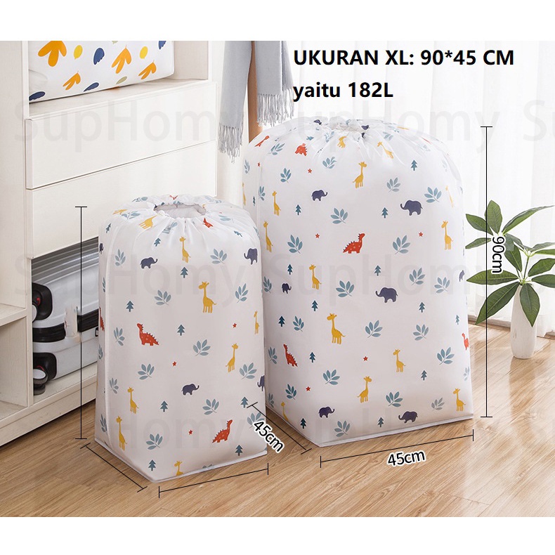 Tempat Baju Kotor untuk Cucian Tempat Penyimpanan Pakaian Karakter New Laundry Bag Tempat bedcover pakaian