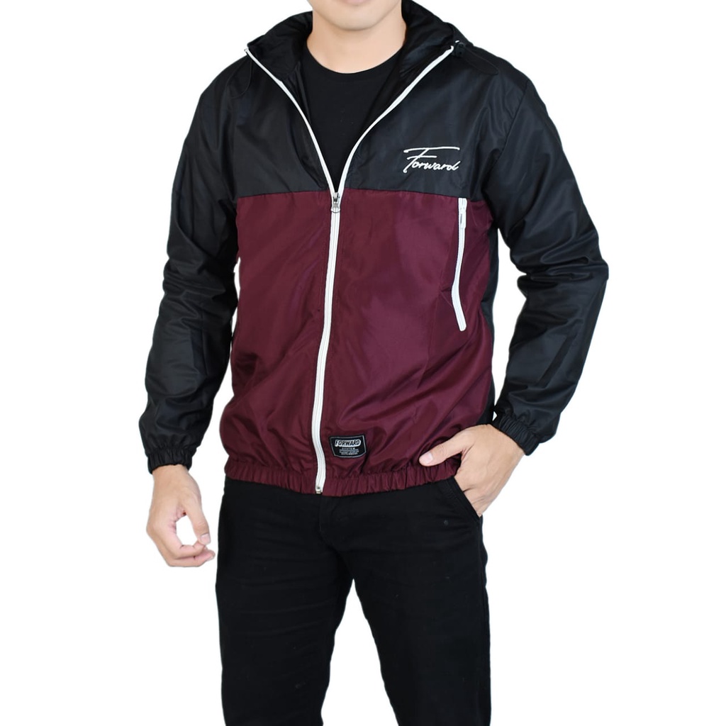 Jaket Parasut Pria Jaket Waterproof Pria Jaket Waterproof Forward System