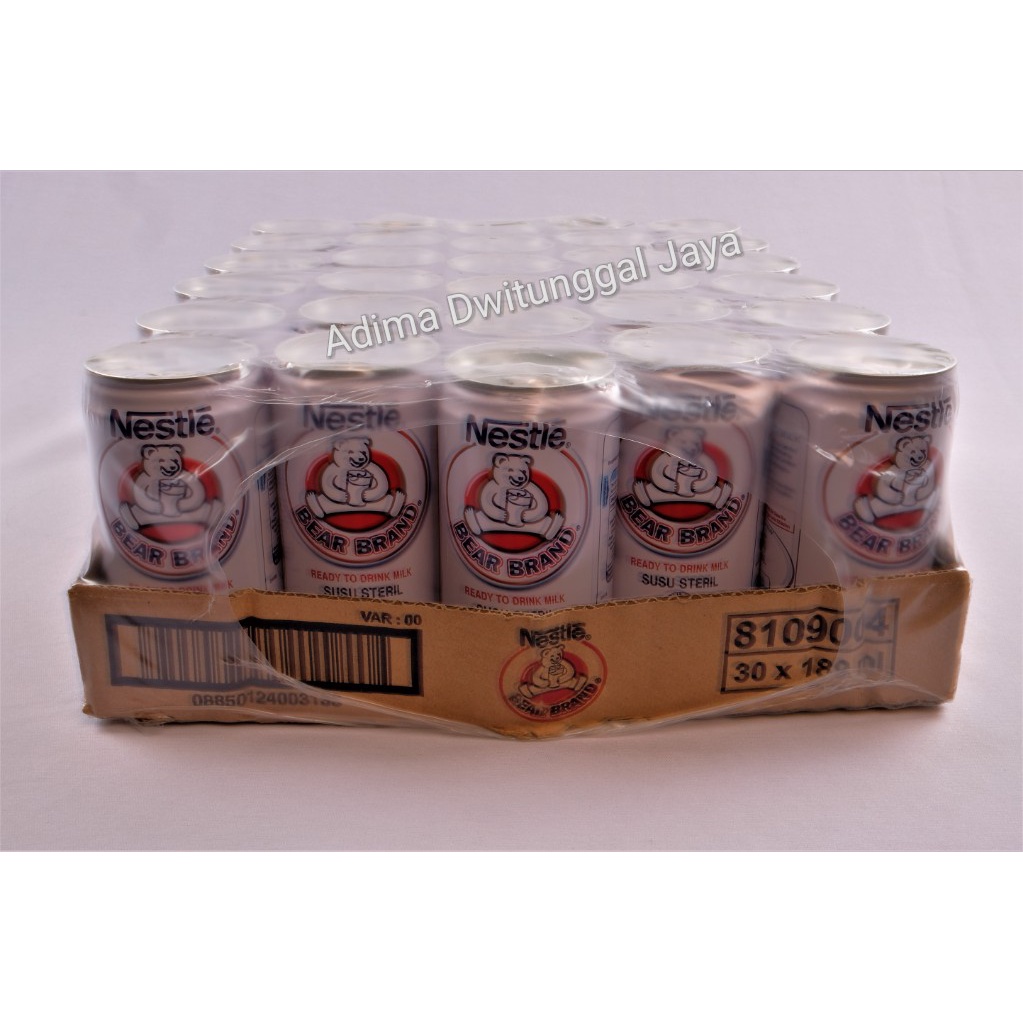 Nestle Bear Brand Milk / Susu Beruang 30x189ml - Karton