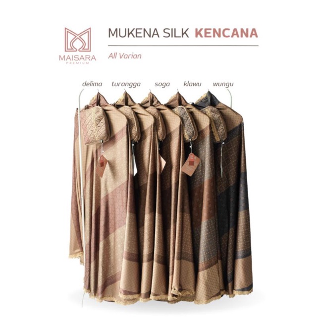 MUKENA SILK KENCANA BY MAISARA / MUKENA MAISARA / MUKENA TERLEMBUT / MUKENA ADEM