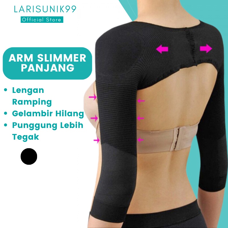Korset Pelangsing Terapi Penegak Bahu punggung bungkuk Pengecil Lengan Arm back posture corrector