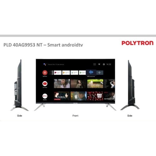 LED TV 40 INCH POLYTRON ANDROID TV FULL HD PLD-40AG9953 NT