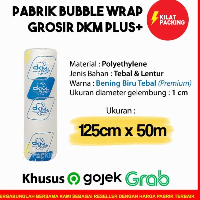 

PLASTIK BUBBLE WRAP VARIAN BENING | BUBBLE WRAP DKM+ 125CM X 50M /ROLL - BENING EKONOMIS